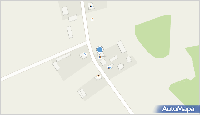 Boćki, Zarzecka, 38, mapa Boćki