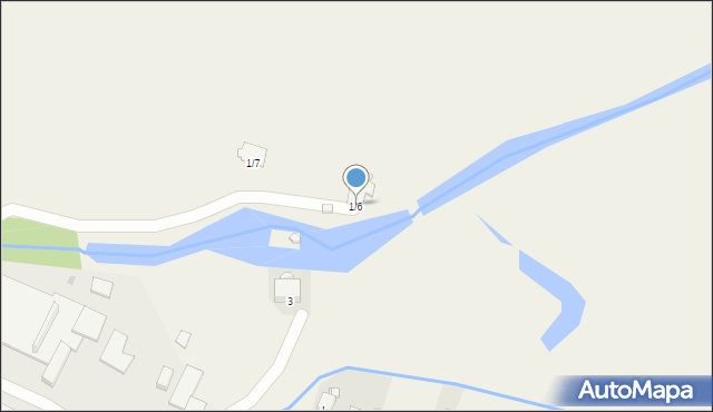 Bodzechów, Zamłynie, 1/6, mapa Bodzechów