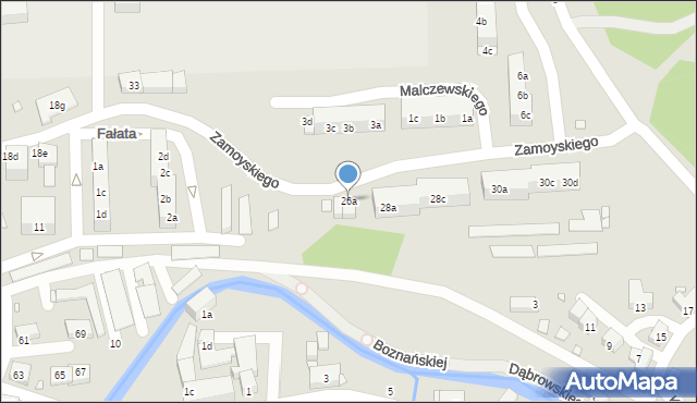 Bogatynia, Zamoyskiego Jana, hetm., 26a, mapa Bogatynia