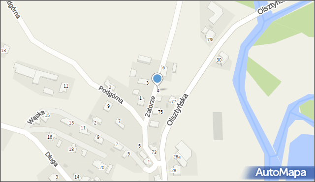 Bratian, Zatorze, 4, mapa Bratian