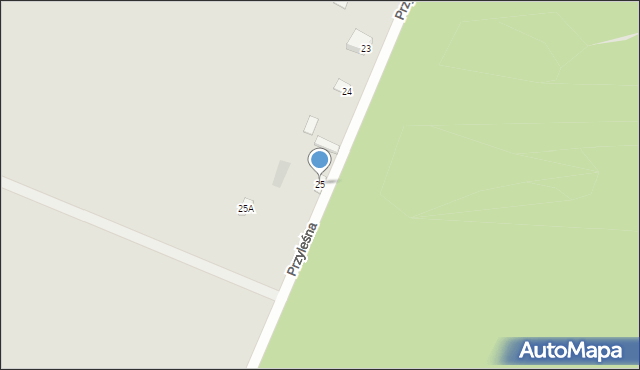 Brok, Zamoście, 25, mapa Brok