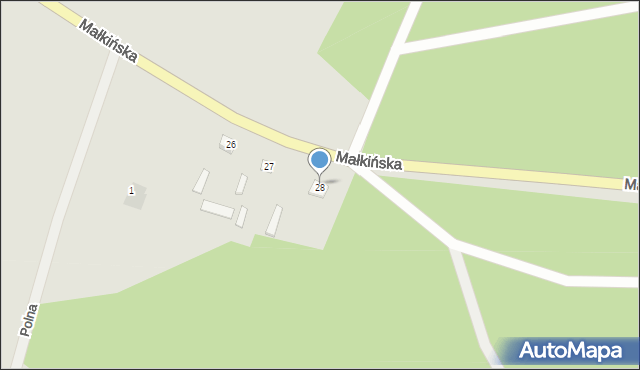 Brok, Zamoście, 26, mapa Brok