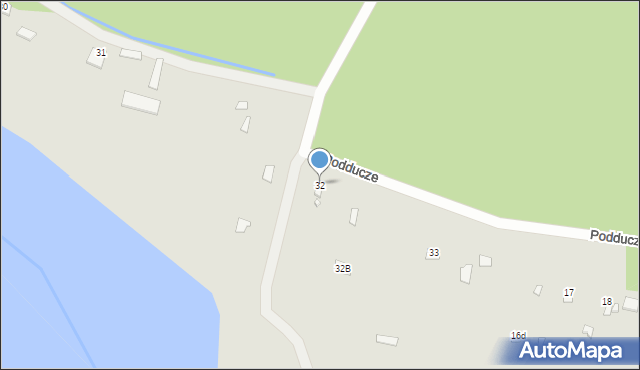 Brok, Zamoście, 32, mapa Brok