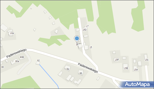 Bydlin, Zawadka, 16, mapa Bydlin