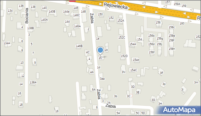 Chełm, Żabia, 1C, mapa Chełma