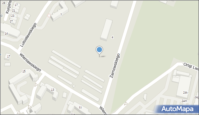 Chełm, Żarnowskiego Stefana, dr., 6, mapa Chełma