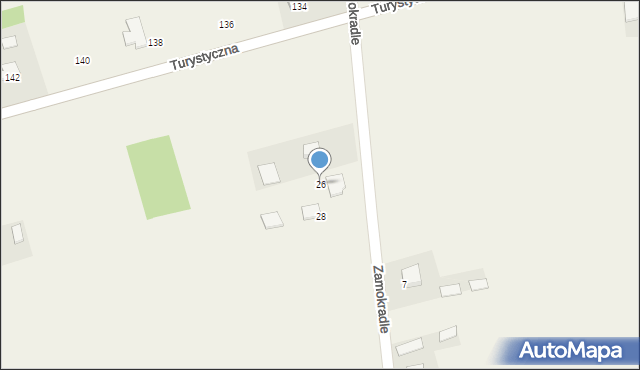 Chełmce, Zamokradle, 26, mapa Chełmce