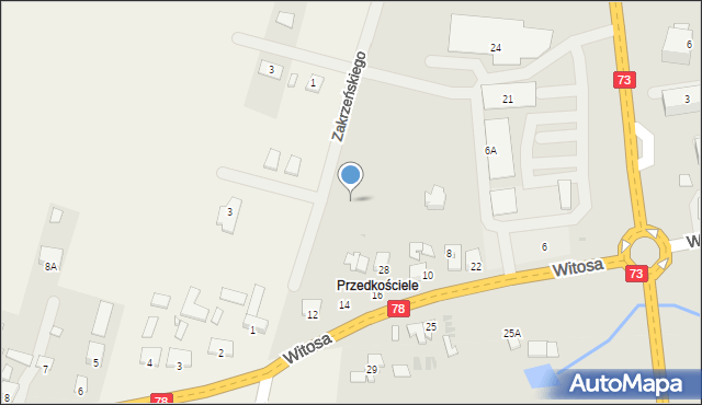 Chmielnik, Zakrzeńskiego Janusza, 24, mapa Chmielnik