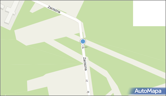 Chmielów, Zaciszna, 37, mapa Chmielów