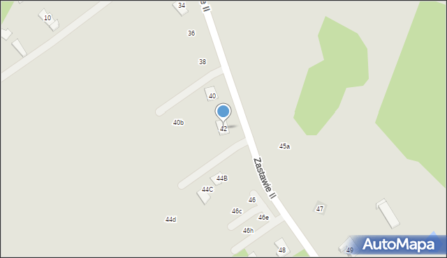 Choroszcz, Zastawie II, 42, mapa Choroszcz