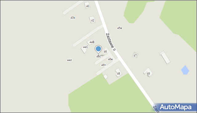 Choroszcz, Zastawie II, 46c, mapa Choroszcz