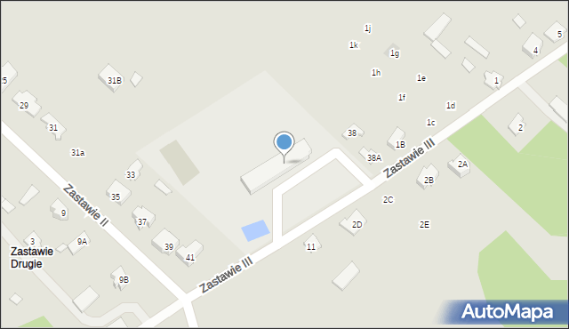 Choroszcz, Zastawie III, 40, mapa Choroszcz