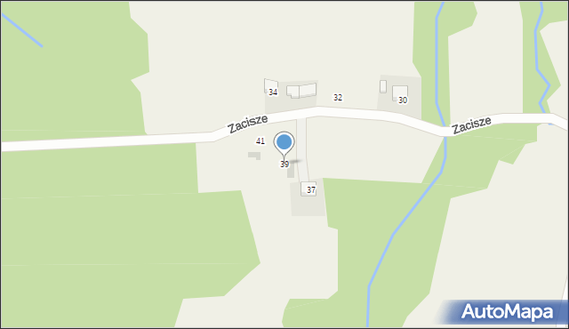 Chorowice, Zacisze, 39, mapa Chorowice