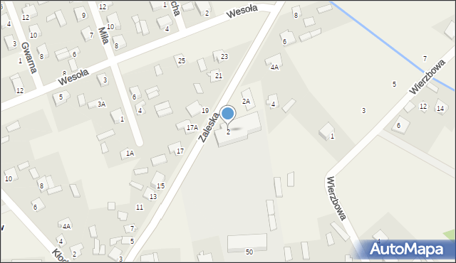 Chotyłów, Zaleska, 2, mapa Chotyłów