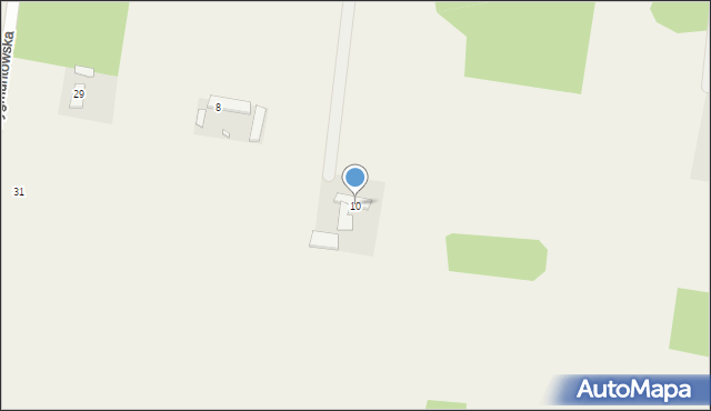 Chrzęsne, Zapolska, 10, mapa Chrzęsne