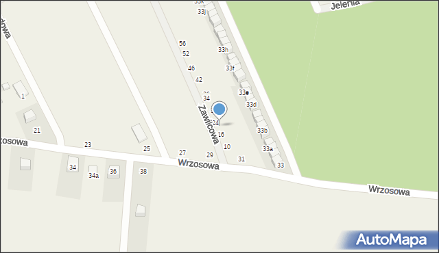 Chwałowice, Zawilcowa, 20, mapa Chwałowice