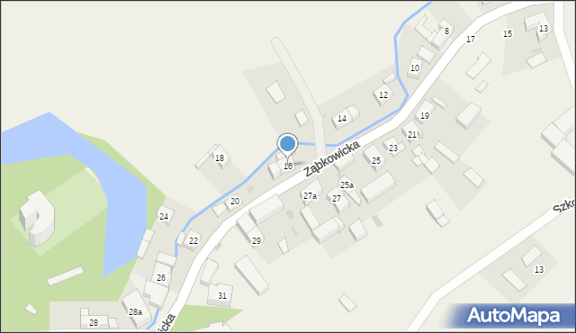 Ciepłowody, Ząbkowicka, 16, mapa Ciepłowody