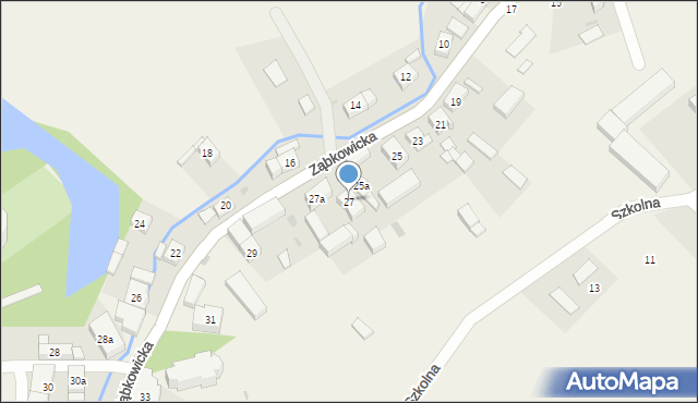 Ciepłowody, Ząbkowicka, 27, mapa Ciepłowody
