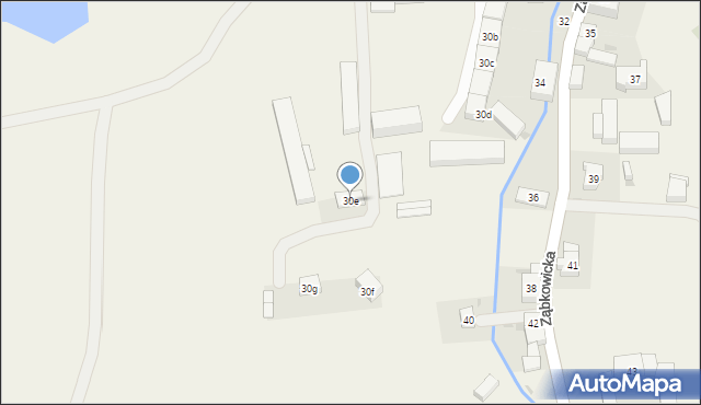 Ciepłowody, Ząbkowicka, 30e, mapa Ciepłowody