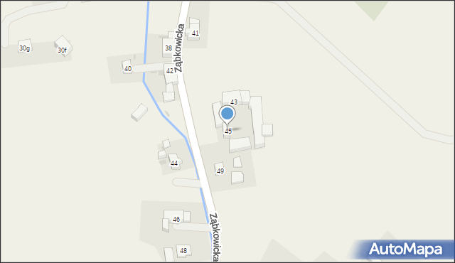 Ciepłowody, Ząbkowicka, 45, mapa Ciepłowody
