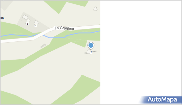 Cisiec, Za Groniem, 2, mapa Cisiec