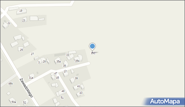 Ćwiklice, Zawadzkiego Aleksandra, gen., 35C, mapa Ćwiklice