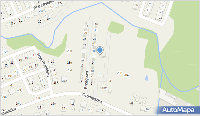 Czapury, Zaciszna, 11, mapa Czapury