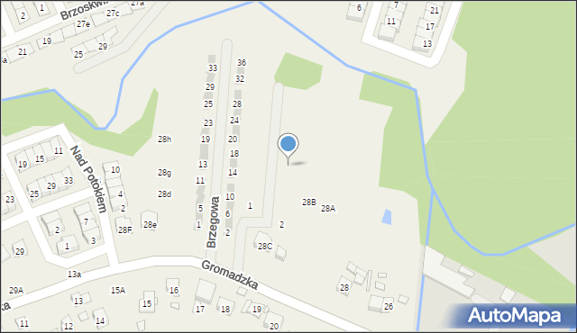 Czapury, Zaciszna, 14, mapa Czapury