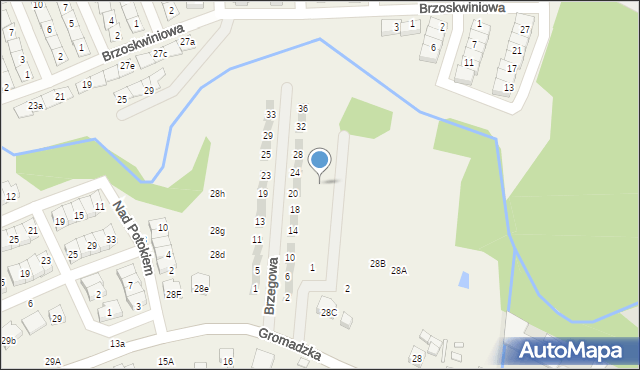 Czapury, Zaciszna, 15, mapa Czapury