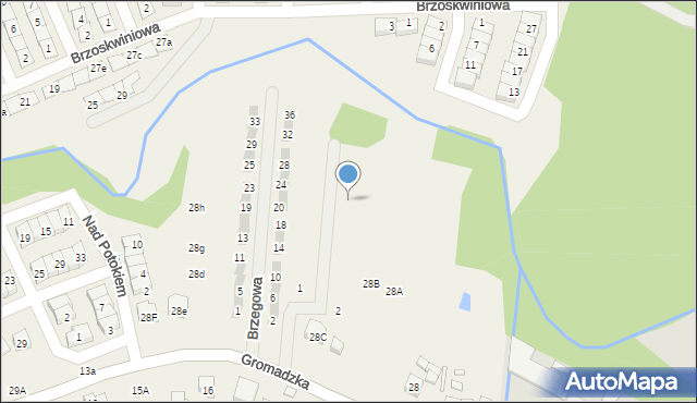 Czapury, Zaciszna, 20, mapa Czapury