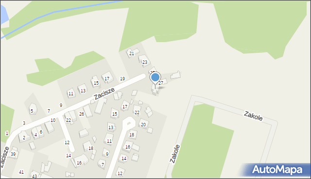 Czerwonak, Zacisze, 29, mapa Czerwonak