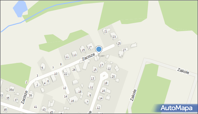 Czerwonak, Zacisze, 30, mapa Czerwonak