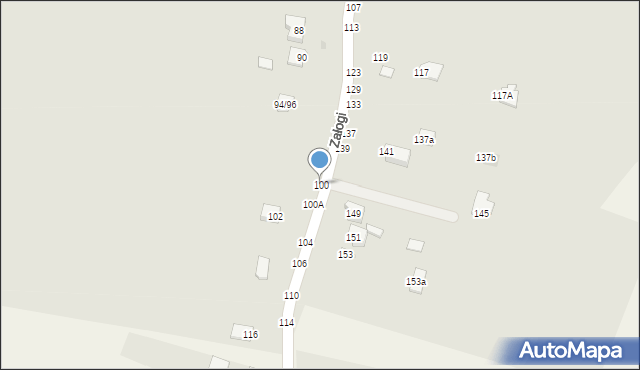 Częstochowa, Załogi, 100, mapa Częstochowy