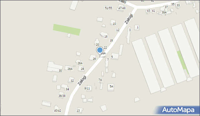 Częstochowa, Załogi, 24D, mapa Częstochowy