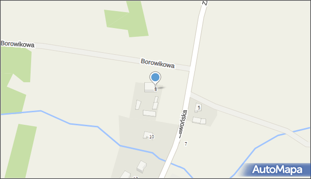 Czeszów, Zawońska, 8, mapa Czeszów