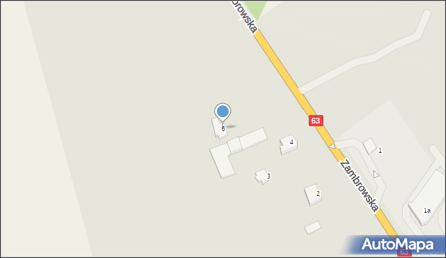 Czyżew, Zambrowska, 6, mapa Czyżew
