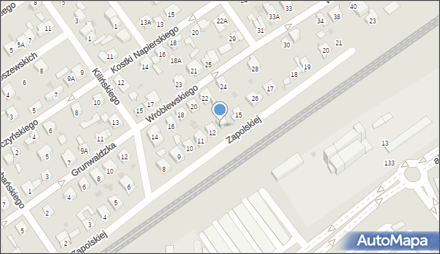 Dąbrowa Górnicza, Zapolskiej Gabrieli, 13, mapa Dąbrowa Górnicza