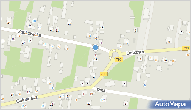 Dąbrowa Górnicza, Ząbkowicka, 1, mapa Dąbrowa Górnicza