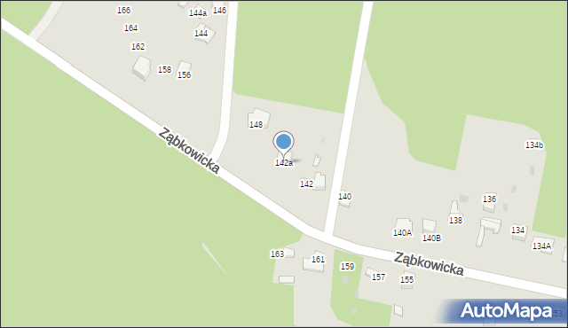 Dąbrowa Górnicza, Ząbkowicka, 142a, mapa Dąbrowa Górnicza