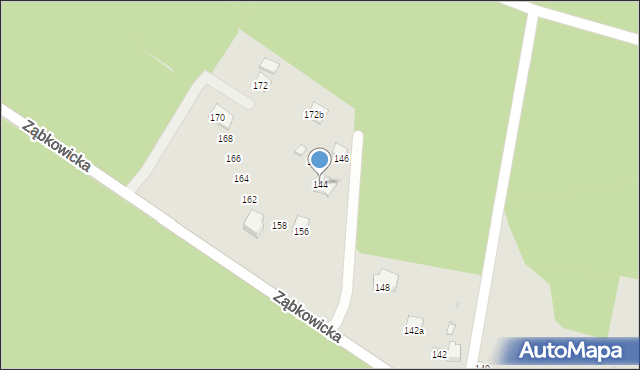 Dąbrowa Górnicza, Ząbkowicka, 144, mapa Dąbrowa Górnicza