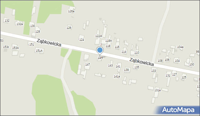 Dąbrowa Górnicza, Ząbkowicka, 145, mapa Dąbrowa Górnicza