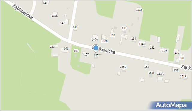 Dąbrowa Górnicza, Ząbkowicka, 155, mapa Dąbrowa Górnicza