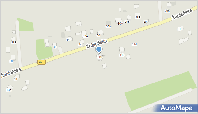 Dąbrowa Tarnowska, Żabieńska, 11C, mapa Dąbrowa Tarnowska