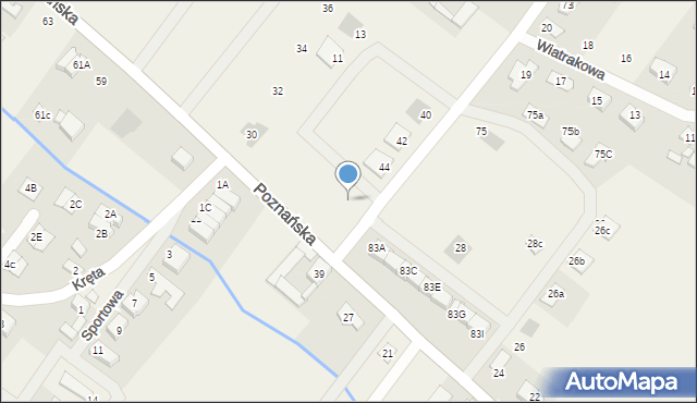 Dachowa, Zachodnia, 1, mapa Dachowa