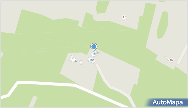 Daleszyce, Zagórze, 18, mapa Daleszyce