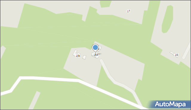 Daleszyce, Zagórze, 18A, mapa Daleszyce