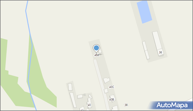 Dalików, Zachodnia, 40d, mapa Dalików