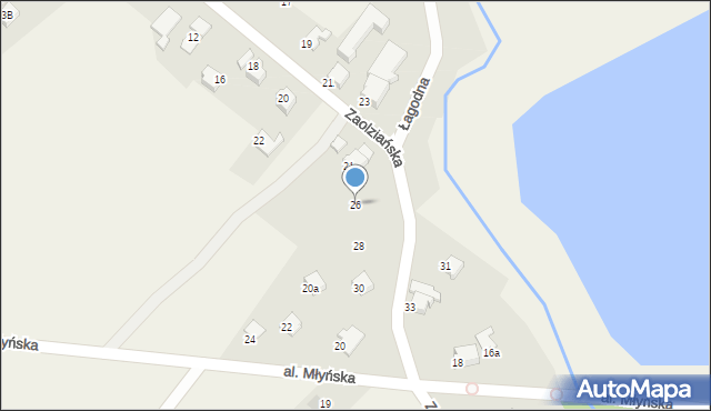 Dankowice, Zaolziańska, 26, mapa Dankowice