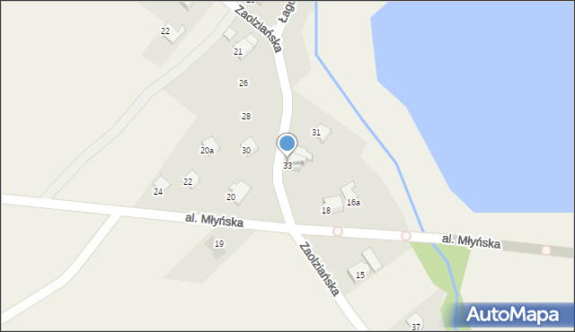 Dankowice, Zaolziańska, 33, mapa Dankowice