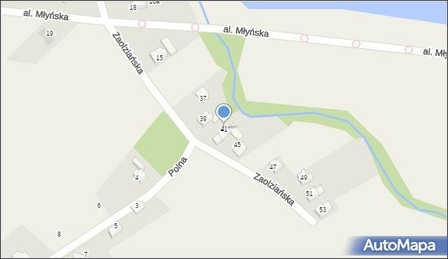 Dankowice, Zaolziańska, 41, mapa Dankowice